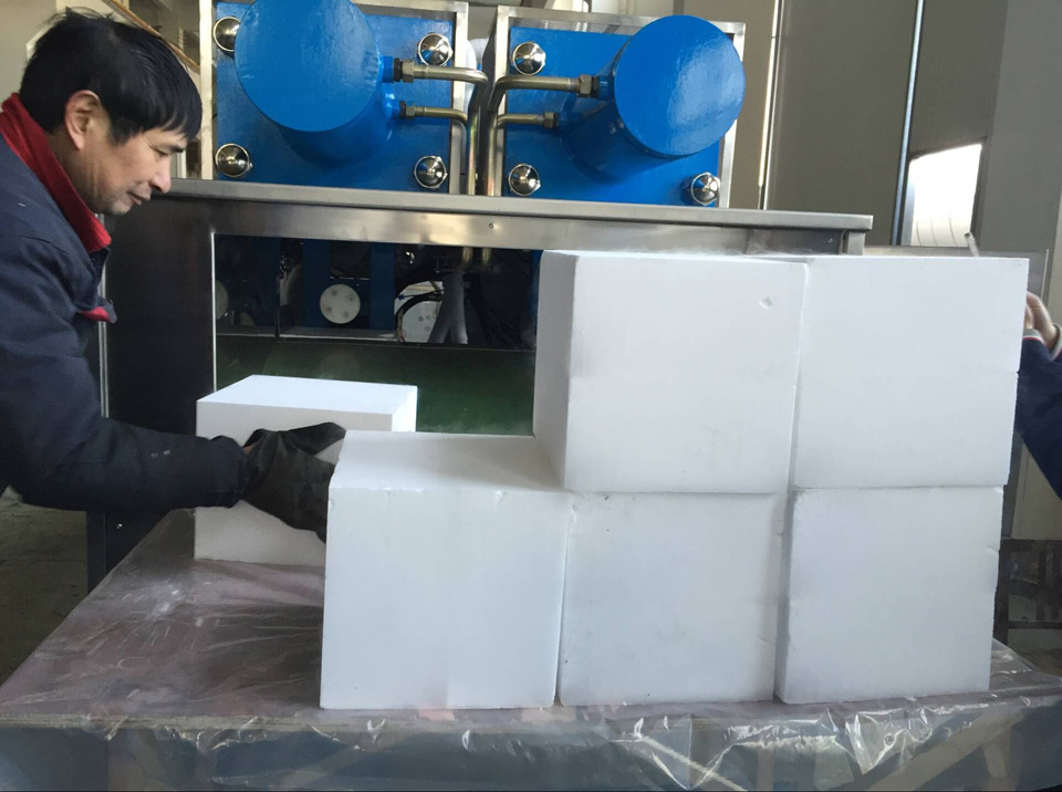 Sinocean customized dry ice block machine producing dry ice blocks suitable for coldjet dry ice cleaning machine