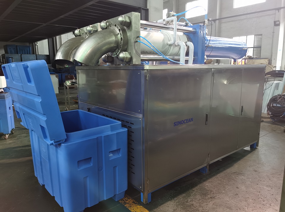 Three units of 1ton/hr dry ice pelletizers deliver to Saudi Arabia