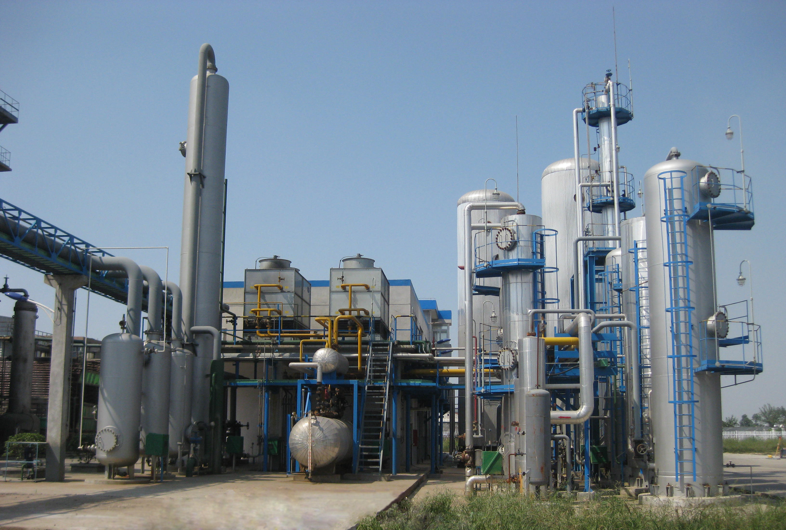 CO2 Recovery plant process flow diagram