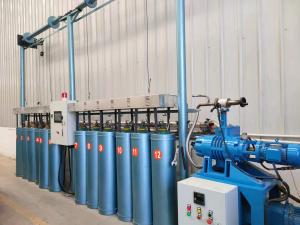 Automatic gas cylinder dryer